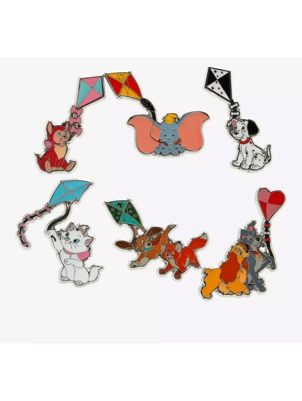 Loungefly Disney Animals & Kites Blind Box Enamel 6 set
